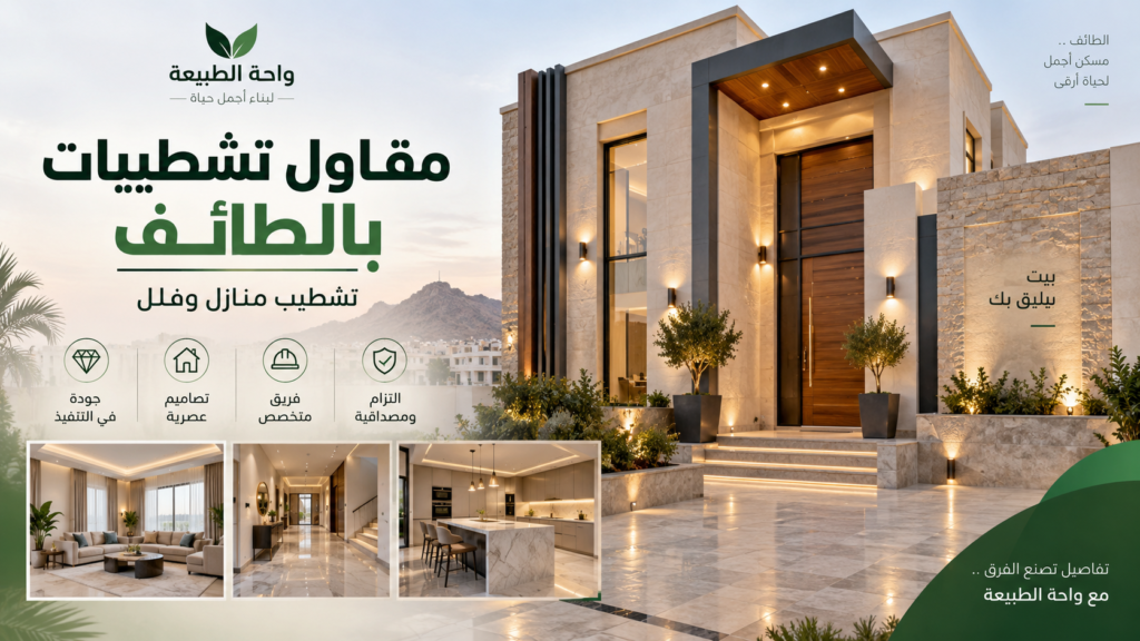 مقاول تشطيبات بالطائف